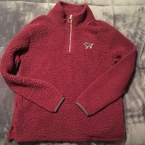 VS PINK fleece sweater